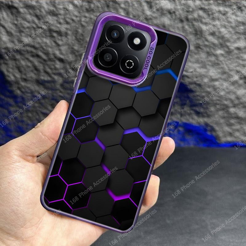 เคส Honor X7C X8C X8B 200 Smart เคสเทคโนโลยีกลไกสไตล์กันกระแทกพร้อมเลนส์กล้องป้องกันโทรศัพท์สําหรับผ