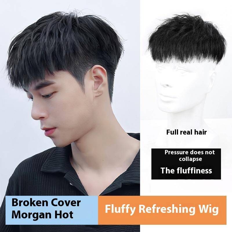 100% ผมมนุษย์ผู้ชาย Toupee แฟชั่นและหล่อสไตล์ชิ้นผม Breathable สุทธิผมเปลี่ยนสีธรรมชาติ