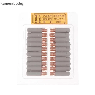 Kamembetbg 2 ชิ้น/เซ็ต 15AK เชื่อมเคล็ดลับใหม่ Coag ป้องกัน 25 มม.M6 แก๊สหัวฉีดเคล็ดลับ 0.8 มม.-1 มม. MIG เชื่อมไฟฉายเชื่อมเครื่องมืออะไหล่ TH