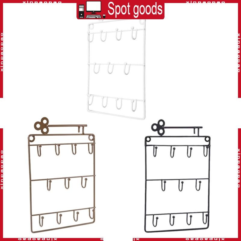 Xi ติดผนัง 11 สําหรับผู้ถือกุญแจ Rack Organizer กระเป๋าสําหรับ Entryway ห้องครัวบ้าน O