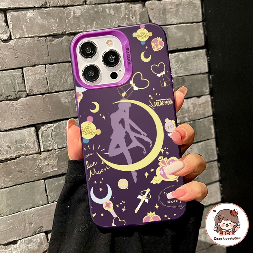 🔥ส่งจากไทย🔥เซเลอร์มูนเปลี่ยนรูป เคส IPhone 16 11 15 14 13 Pro Max XR 13 12 Pro 7 8Plus SE X Xs Max การ์ตูน Labubu - รูปที่ 5