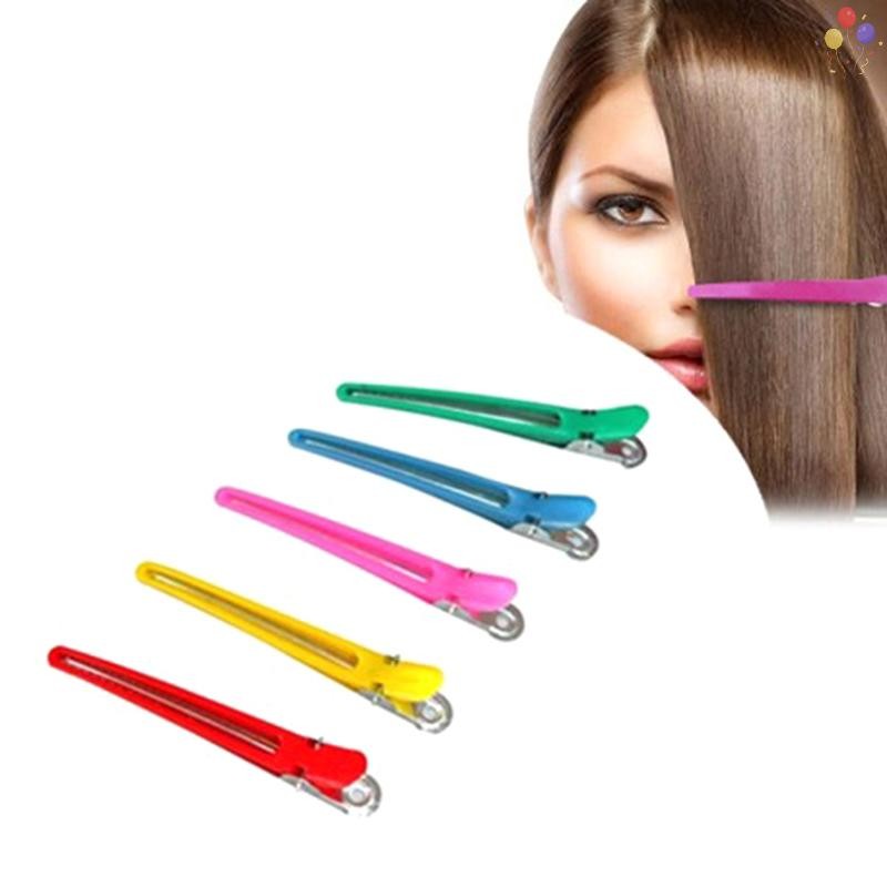[COB] 10 ชิ้น Salon Hairpins เฉพาะส่วน Grip กิ๊บติดผมพลาสติก Hairdressing Hair TH
