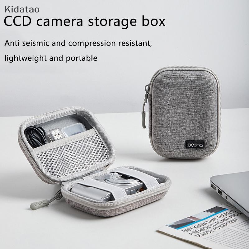 Kidatao CCD กล่องเก็บกล้อง EVA มินิกล้องกันกระแทก Hard Shell กระเป๋าถือเหมาะสําหรับ Sony Canon Fuji กล้องกรณีใหม่