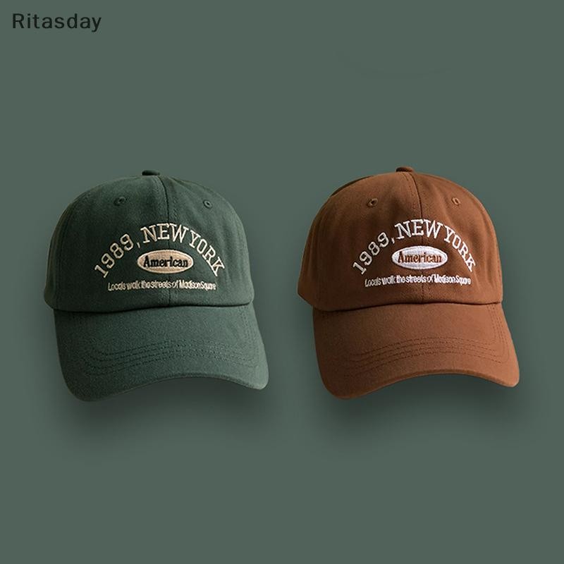 Ritasday เบสบอลปรับคู่ผู้ชายและผู้หญิงแฟชั่น Hip Hop หมวกเกาหลี Topi Unisex ใหม่