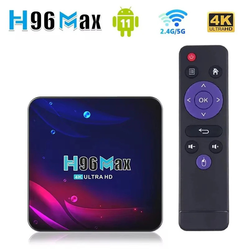 MAX V11 Smart TV Box Android 11 4GB RAM 64GB Rockchip 3318 4K 3D วิดีโอ BT4.0 HD 4K Media Player 4G 