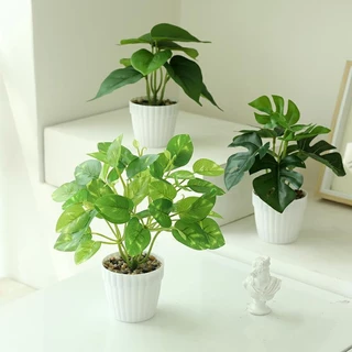 กระถางดอกไม้ประดิษฐ์ บอนไซ สําหรับตกแต่งสวน งานแต่งงาน ปาร์ตี้ DIY 1 ชิ้น