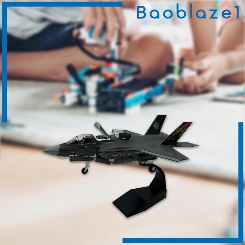 [Baoblaze1] 1/72 Scale F35 Jet Model เครื่องบินรุ่นสําหรับของขวัญสํานักงานโต๊ะ
