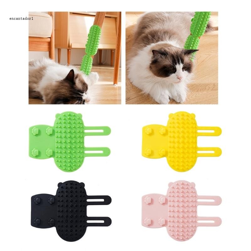 Ec Face Groomer สําหรับแมว Groomer แปรงเฟอร์นิเจอร์ป้องกันสัตว์เลี้ยงเครื่องมือนวด Grooming Scratcher สําหรับแมวบรรเทา