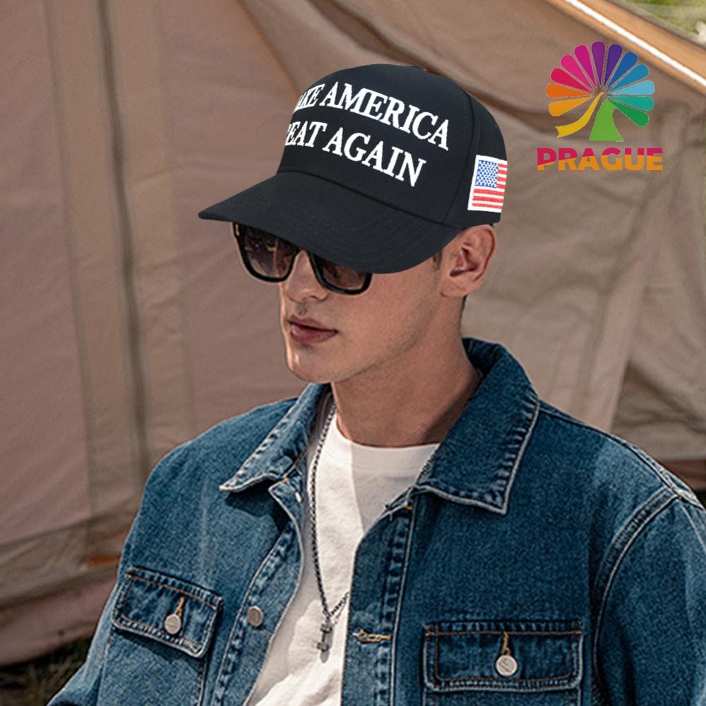 2024 หมวก Presidential ของ Trump American Make America Great Again สําหรับกีฬากลางแจ้ง [prgue.th]