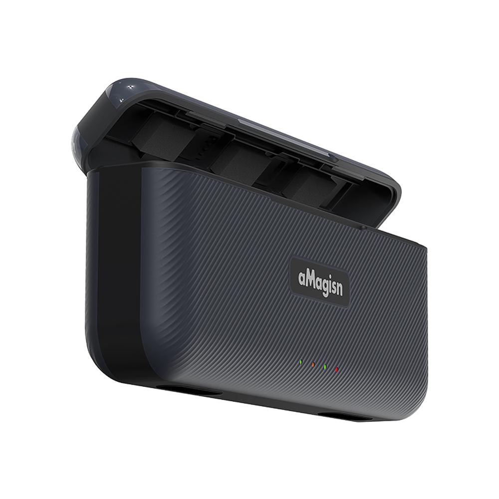 Fast Charging Hub สําหรับ DJI Osmo Action 5 Pro, Quick แบบพกพา 3 ช่องแบตเตอรี่ชาร์จสถานีใช้งานร่วมกับ DJI Osmo Action 5 Pro Charger กีฬากล้องอุปกรณ์เสริม
