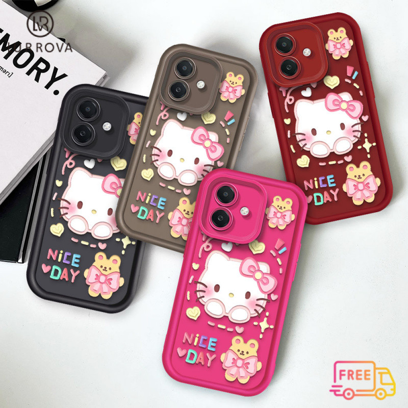 for OPPO Reno12 F 5G Reno 12 5G Reno12 Pro 5G Reno11 F 5G Reno 11 5G Reno 10 5G Reno 8T 5G Reno 8T 4G Reno 8Z 5G Reno 7Z 5G Reno7 Reno8 Reno4 C53 Reno5 realme C65 C61 C55หมายเหตุ50หมายเหตุ60 donut KT Cat กันกระแทก TPU เคสโทรศัพท์โทรศัพท์