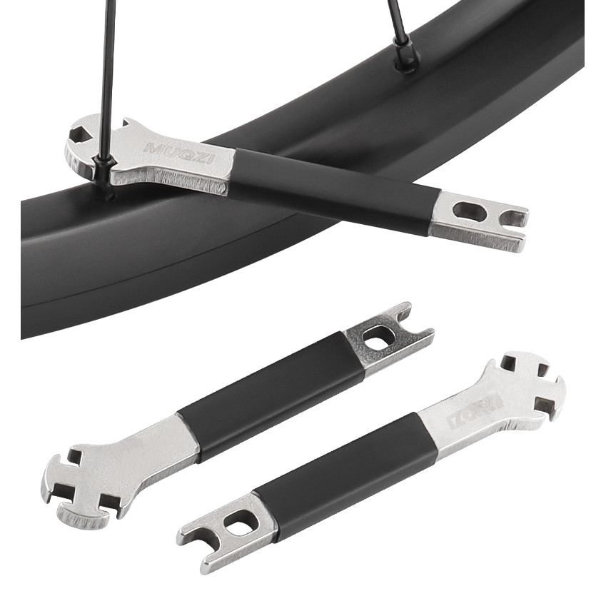 Muqzi Triple จักรยาน Spoke ประแจสําหรับ 3.3 3.4 3.5 มม. Spoke หัวนมล้อจักรยาน Spokes Tension ปรับเครื่องมือจักรยาน Repair Remover - รูปที่ 7