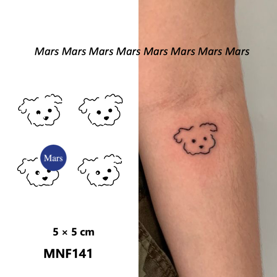 Mars Tattoo NEW Technology Magic ติดทนนาน 2 สัปดาห์ สติ๊กเกอร์รอยสัก รอยสักชั่วคราว น่ารัก MNF141