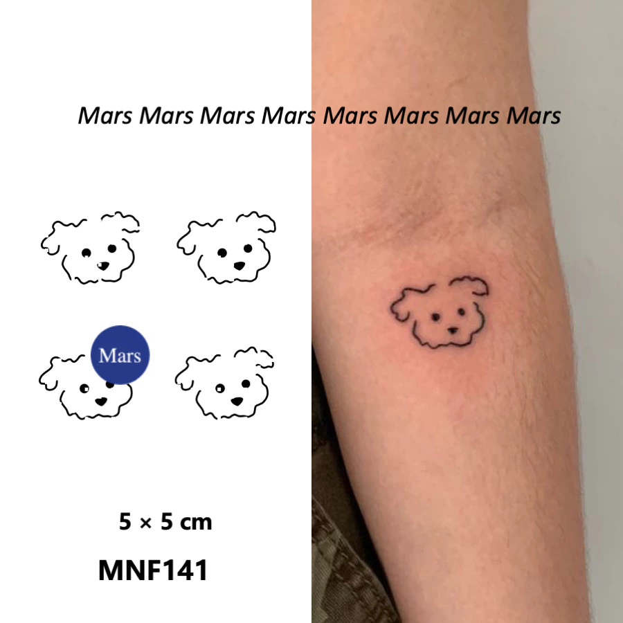 Mars Tattoo NEW Technology Magic ติดทนนาน 2 สัปดาห์ สติ๊กเกอร์รอยสัก รอยสักชั่วคราว น่ารัก MNF141