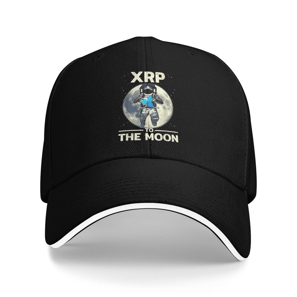Ripple Xrp นักบินอวกาศสู่ Moon Cryptocurrency Xrp Moon Xrp เหรียญขายส่งหมวกเบสบอล Hip Hop Designer
