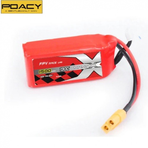 ✿[แบตเตอรี่] ManiaX 1500mAh 4S-14.8V / 6S-22.2V 130C XT60 lipo battery