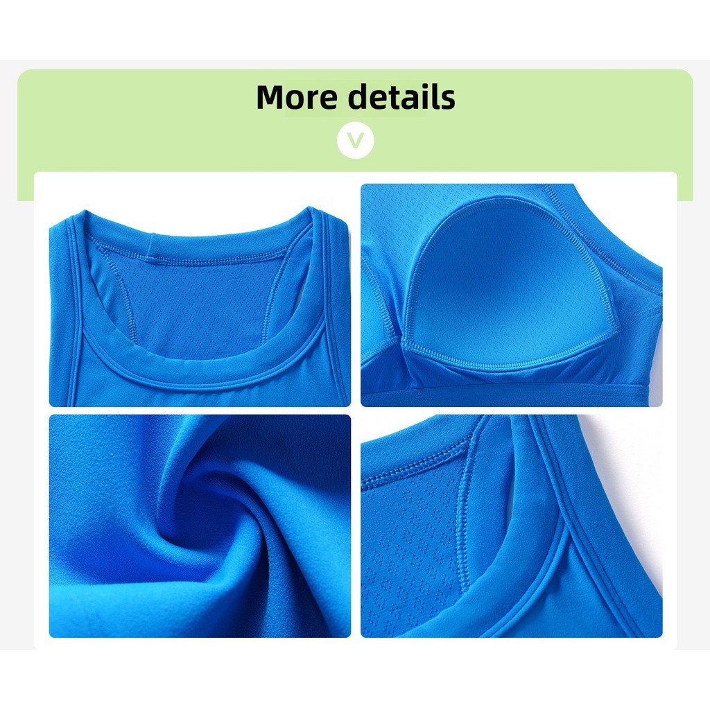 Airactive Leisure  Yoga Sports Bra Fixed Pads High Neckline Racer Back Fitness Or Daily Wear - รูปที่ 7