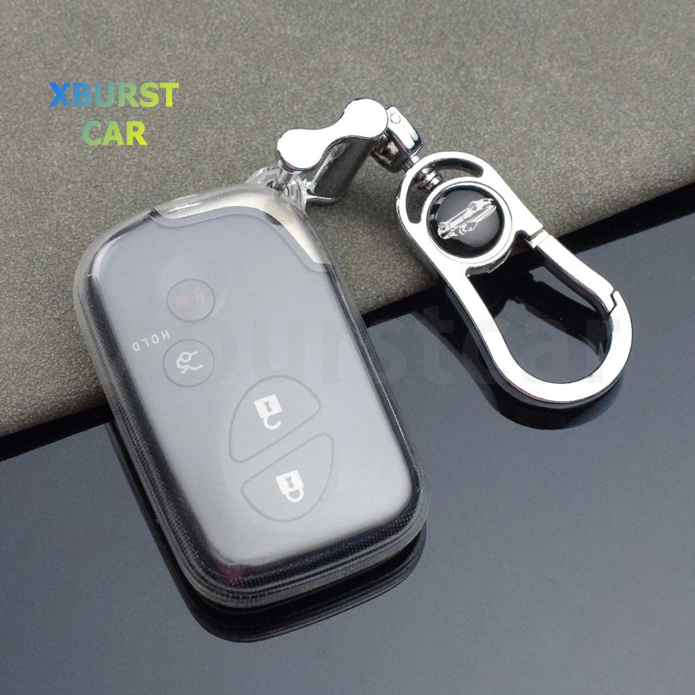 สําหรับ Lexus ES240 ES350 LS460 GS300 450 H 460 H CT200H GX400 GX460 IS250 IS300C RX270 TPU รถ Remote Key กรณี Shell Fob ผู้ถือ