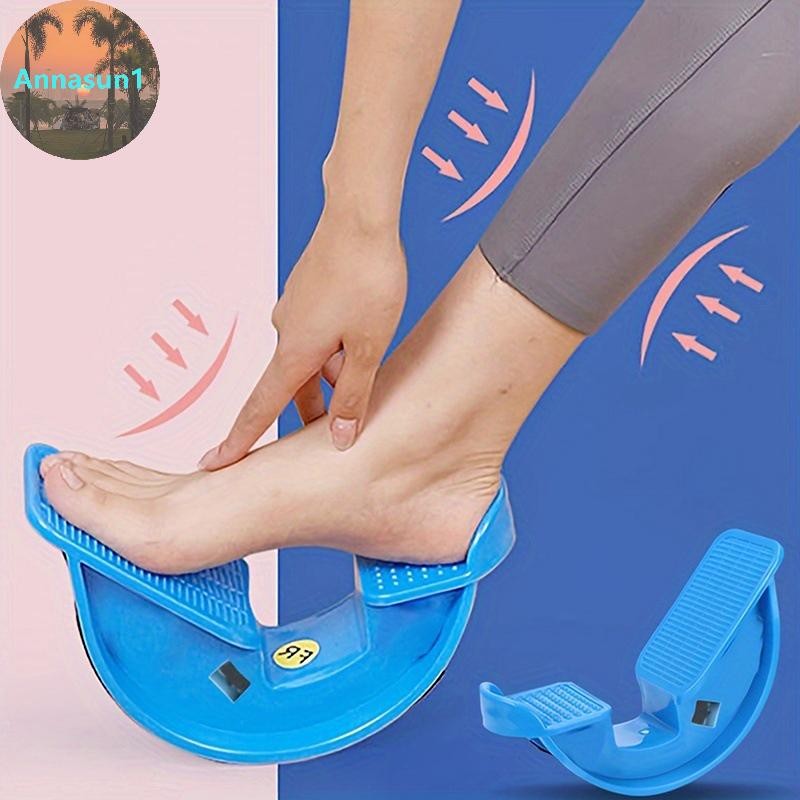 Annasun 1/2 ชิ้นเท้าโยกแผ่นข้อเท้า Achilles Tendon Stretcher ลูกวัวกระดานยืดหยุ่นยืดกล้ามเนื้อขาใช้ในบ้านการฝึกอบรม TH