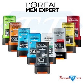 L'Oreal Men's Expert Shower Gel 300ml Multi-Effect Gel.