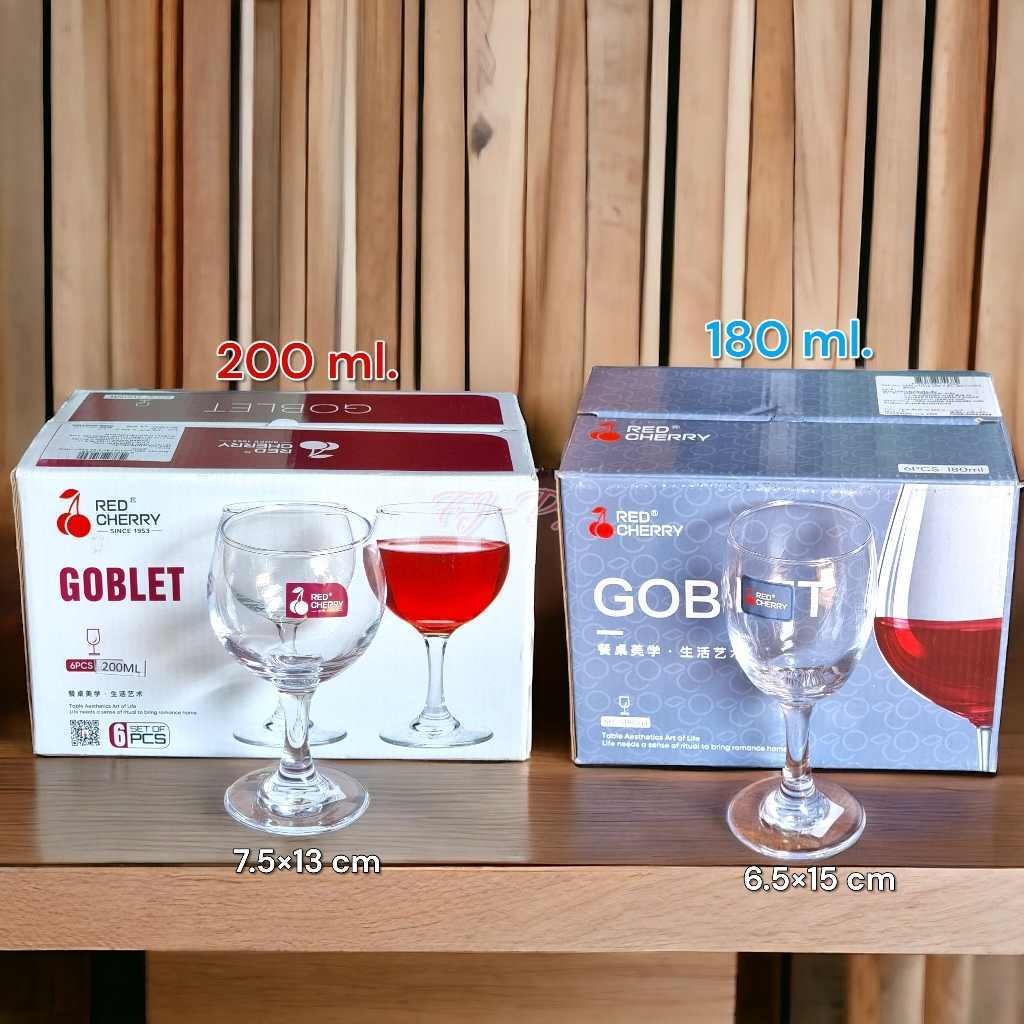 (แพ็ค6ชิ้น) แก้วไวน์ แก้วค็อกเทล แก้วก้าน มีหลายขนาด 130-450 ml. แพ็คยกกล่อง6ชิ้น ราคา ถูกที่สุด ดีลบีเคเค แกลเลอรีภาพที่ 2