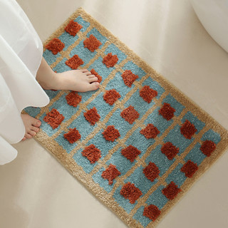 Dreamerhouse Retro ห้องน้ําดูดซับ Quick-Drying Foot Mat พรมใ…