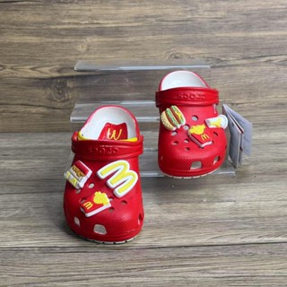 รองเท้าแตะใหม่ Crocs Kids Sandals Wear-Resistant McDonaldS S…