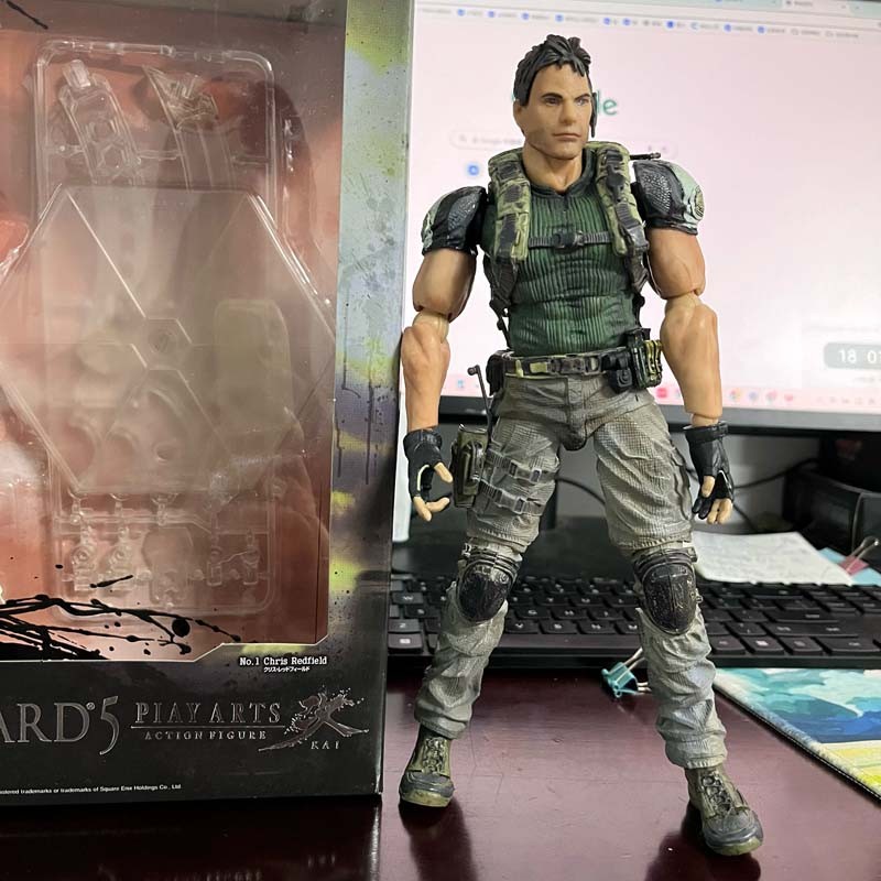 Play Arts Kai Play Arts Kai Biohazard5 Chris Redfield PVC Action Figure