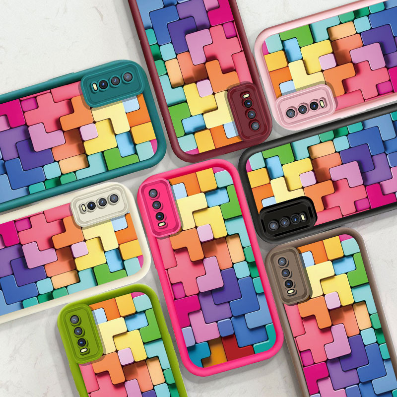 แนวโน้มแฟชั่นสีบล็อกสําหรับvivo V2043 V2032 V2028 V2029 V2026 V30 Y20 V2111 V23E V1901A V2038 V2042 