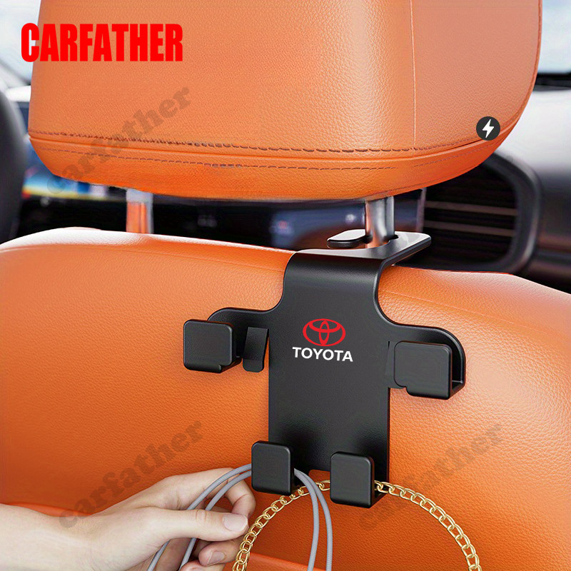 2 ใน 1 Toyota/โตโยต้า อเนกประสงค์ แบบแขวน ตะขอแขวนพนักพิงศีรษะ เบาะหลังรถ ผู้ถือโทรศัพท์มือถือ ตะขอแขวนหลังเบาะ สำหรับ Toyota GR Vios Wish Hilux Yaris Rush GR Corolla Cross Avanza Innova Veloz Fortuner Alphard Altis Camry bZ4X RAV4 Harrier

<p>“><center></p>
<h4></h4>
<p><p><font color=