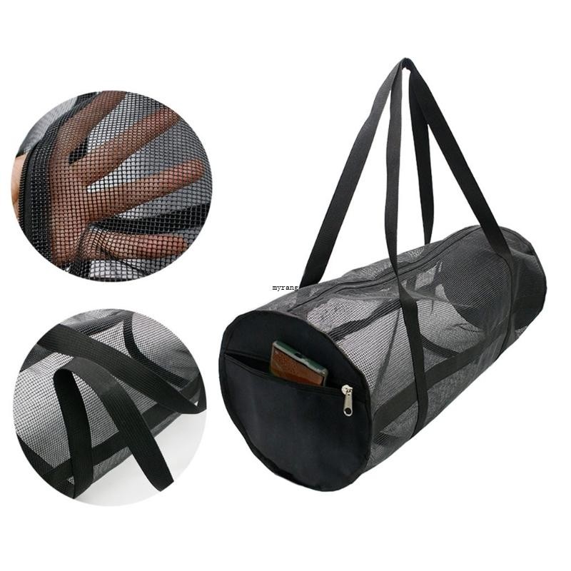 Mg Mesh Duffels Dive Bag กระเป๋าดําน้ําอุปกรณ์ดําน้ํากระเป๋าดําน้ําพับได้พร้อมกระเป๋าตาข่ายสําหรับงานหนักสําหรับกีฬาดําน้ํา