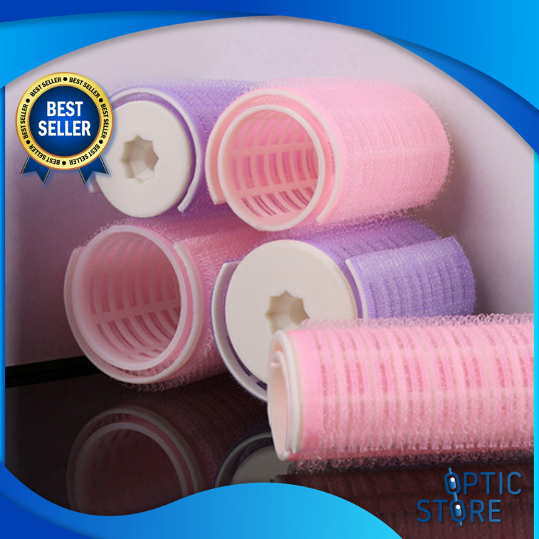 OPTIC F6343 เครื่องม้วนผม Roller Plain Magic Roll Curling Roll โรลม้วนผมม้วนผม Velcro Roll