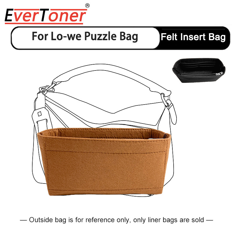 Evertoner Bag Organizer สําหรับ Lo-we Puzzle Bag Storage & Finishing Inner Bag Liner กระเป๋าถือใส่ O