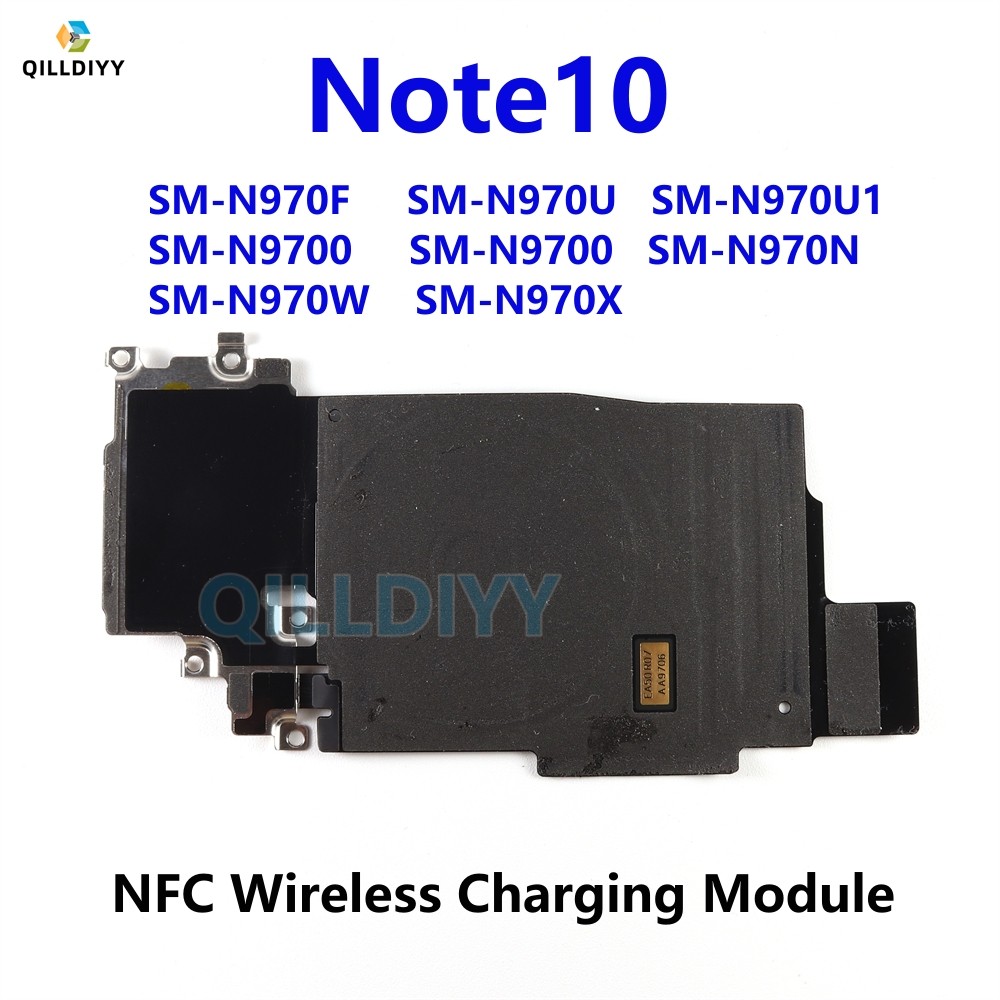 สําหรับ Samsung Galaxy Note10 หมายเหตุ 10 SM-N970F N970U N970W N970N NFC ไร้สายชาร์จแผงขดลวดสติกเกอร