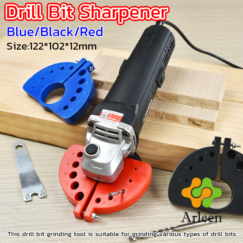 Arleen เครื่องลับคมสว่านอเนกประสงค์ สำหรับงานก่อสร้าง ใช้งานได้นาน แม่นยำ ทนทาน Drill Bit Sharpener