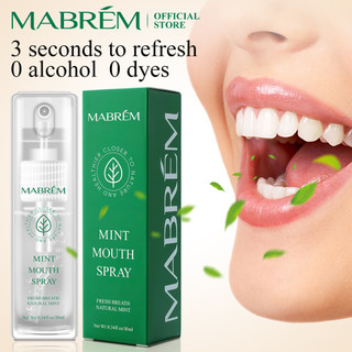 MABREM Mouth Spray Breath Freshener Oral Spray Herbal Fresh Breath Remove Smoke Breath Treatment