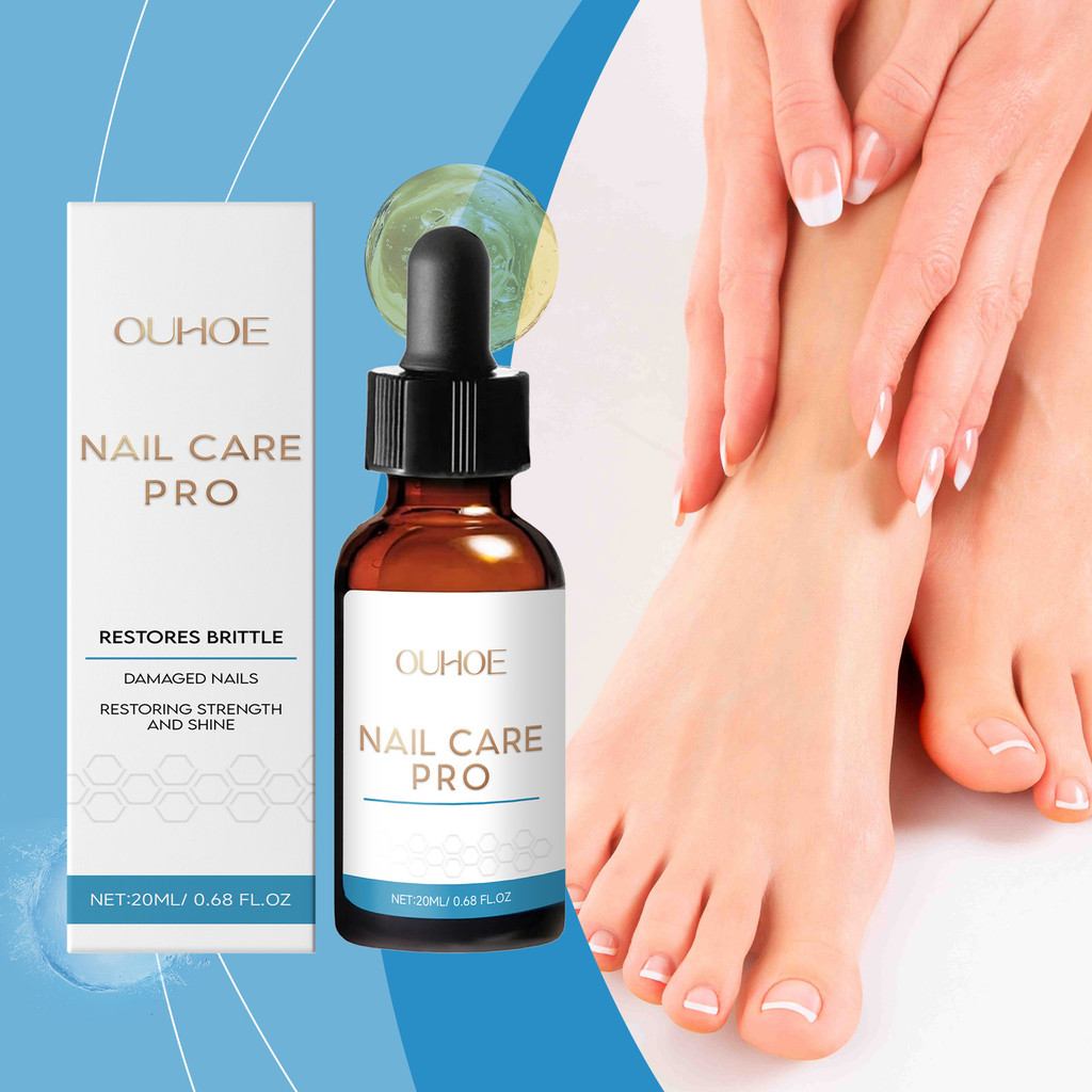 Nail Brightening Serum with Collagen & Vitamin E - Strengthening & Moisturizing Treatment for Brittl
