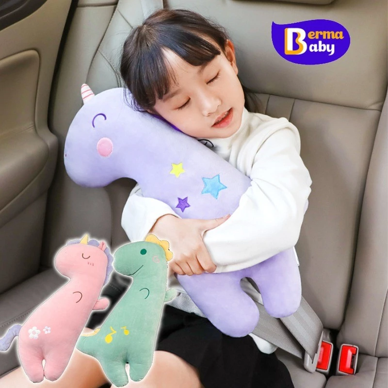 Berma Baby หมอนรองคอ หมอนหนุนเด็กปลอดภัย ป้องกันคอ ปลอกหุ้มเข็มขัดนิรภัย สําหรับเด็ก