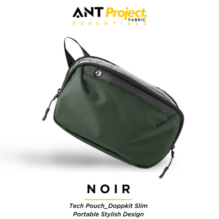 HIJAU ANT PROJECT - กระเป๋ากระเป๋าถือผู้ชาย ANT Noir - สีเขียว