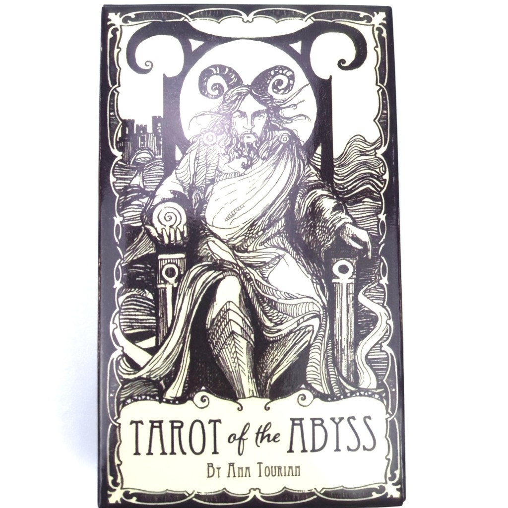 10.3 * 6 ซม. Abyss Tarot Card เกมกระดานภาษาอังกฤษเกม Tarot of the Abyss