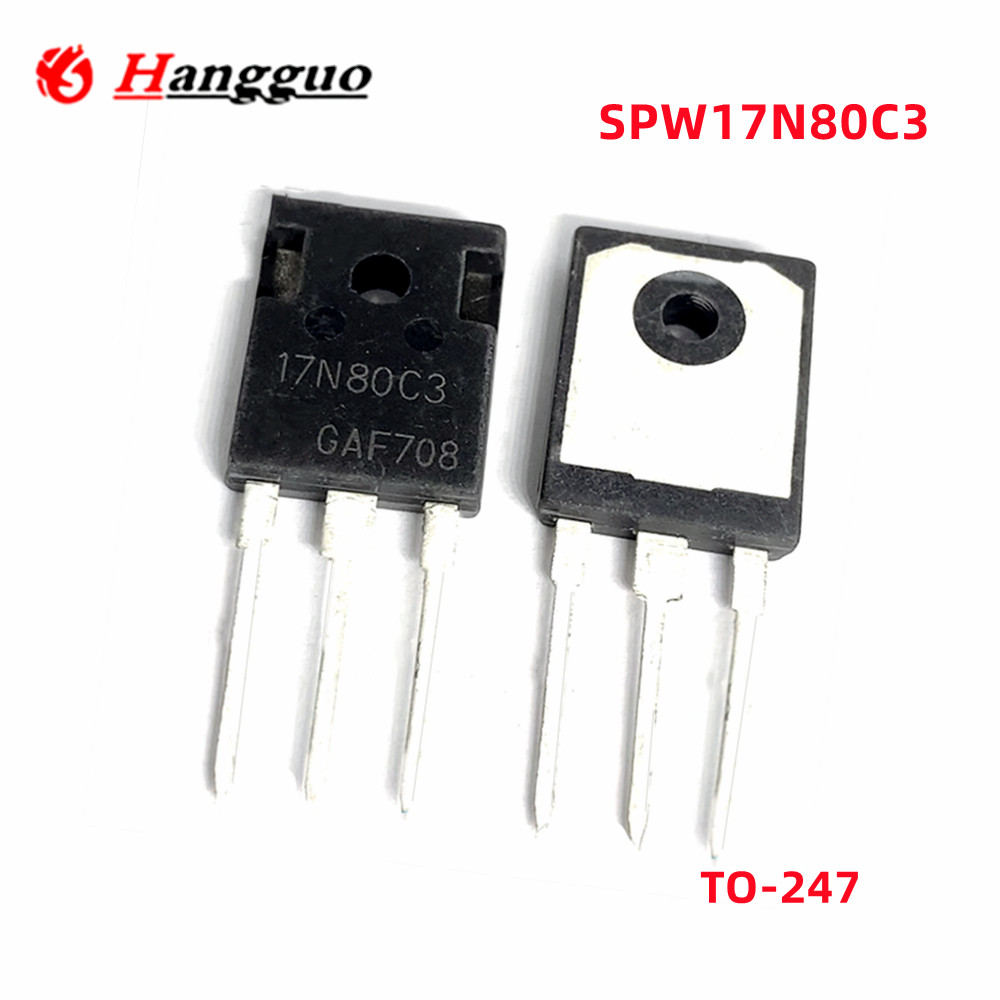 5 ชิ้น/ล็อตเดิม 17N80C3 SPA17N80C3 TO-220F SPP17N80C3 TO-220 SPW17N80C3 TO-247 ทรานซิสเตอร์ไฟฟ้า
