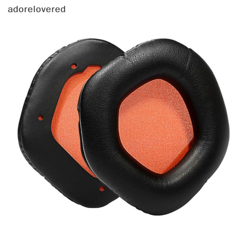 Adorelovered 1 คู่เปลี่ยน Potein หนังหน่วยความจําโฟมเบาะแผ่นรองหูฟัง Earprads สําหรับ Asus Rog Strix 7.1 2.0 PRO DSP หูฟังไร้สาย gafds