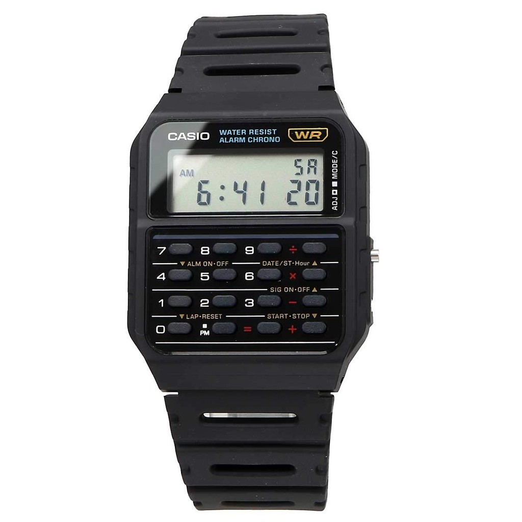 CASIO Wristwatch with Calculator Function, Calculator Watch CA-53W-1Z ราคา ถูกที่สุด ดีลบีเคเค แกลเลอรีภาพที่ 4