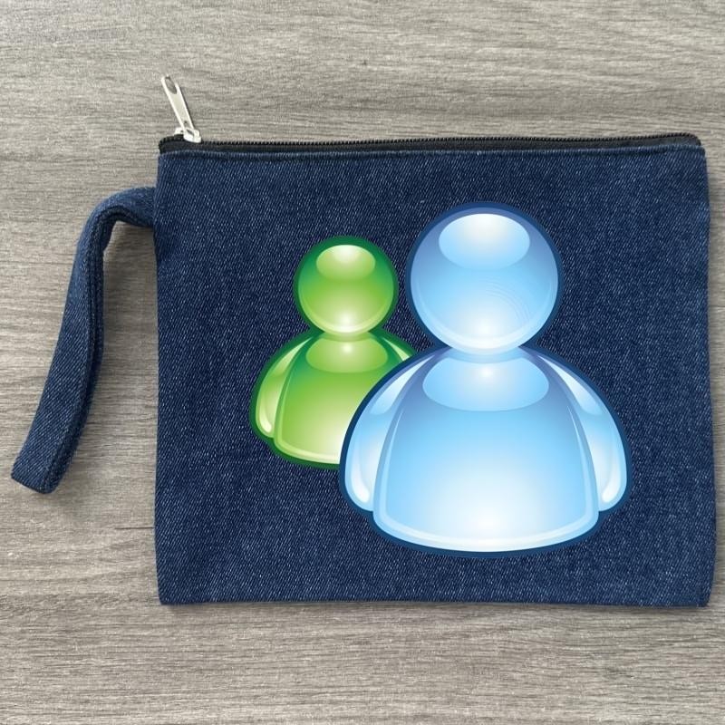 Frutiger Aero กระเป๋าถือกระเป๋าแต่งหน้าแฟชั่นที่เก็บเครื่องสําอางผ้าใบกระเป๋าเป็นมิตรกับสิ่งแวดล้อมก