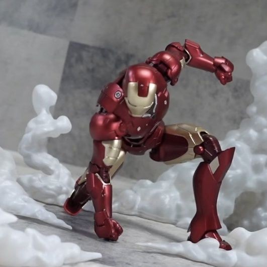 KO Bandai Soul effect ควันเทคนิคพิเศษชิ้นส่วน SHF อุปกรณ์เสริมเครื่องประดับรุ่นเอฟเฟกต์ควันไม่มีตัวเครื่อง