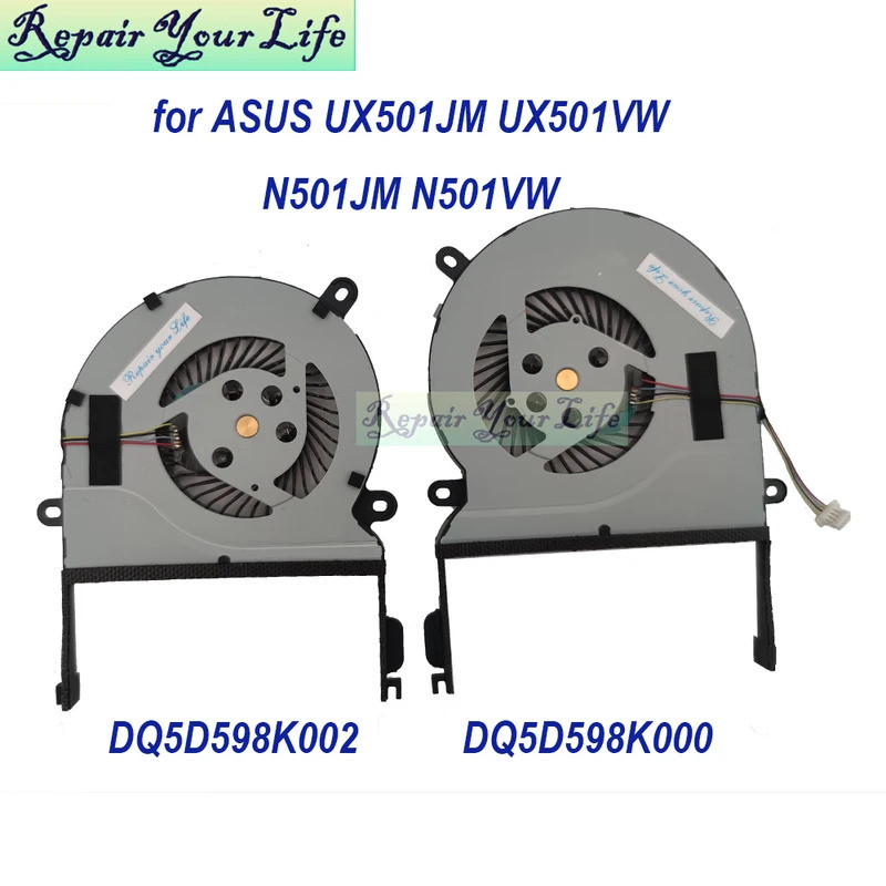 YY แล็ปท็อป CPU GPU Cooler พัดลมสําหรับ ASUS UX501 N501 ZenBook UX501JM JW UX501VW N501JW N501VW 13N