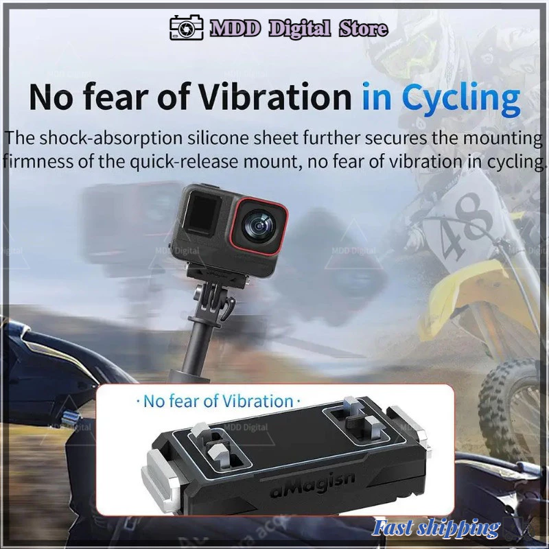 เหมาะสําหรับ Insta360 X5/Ace Pro/Ace 360° แม่เหล็กฐานยึดแบบปลดเร็วอุปกรณ์เสริมกล้อง thumbnail 7