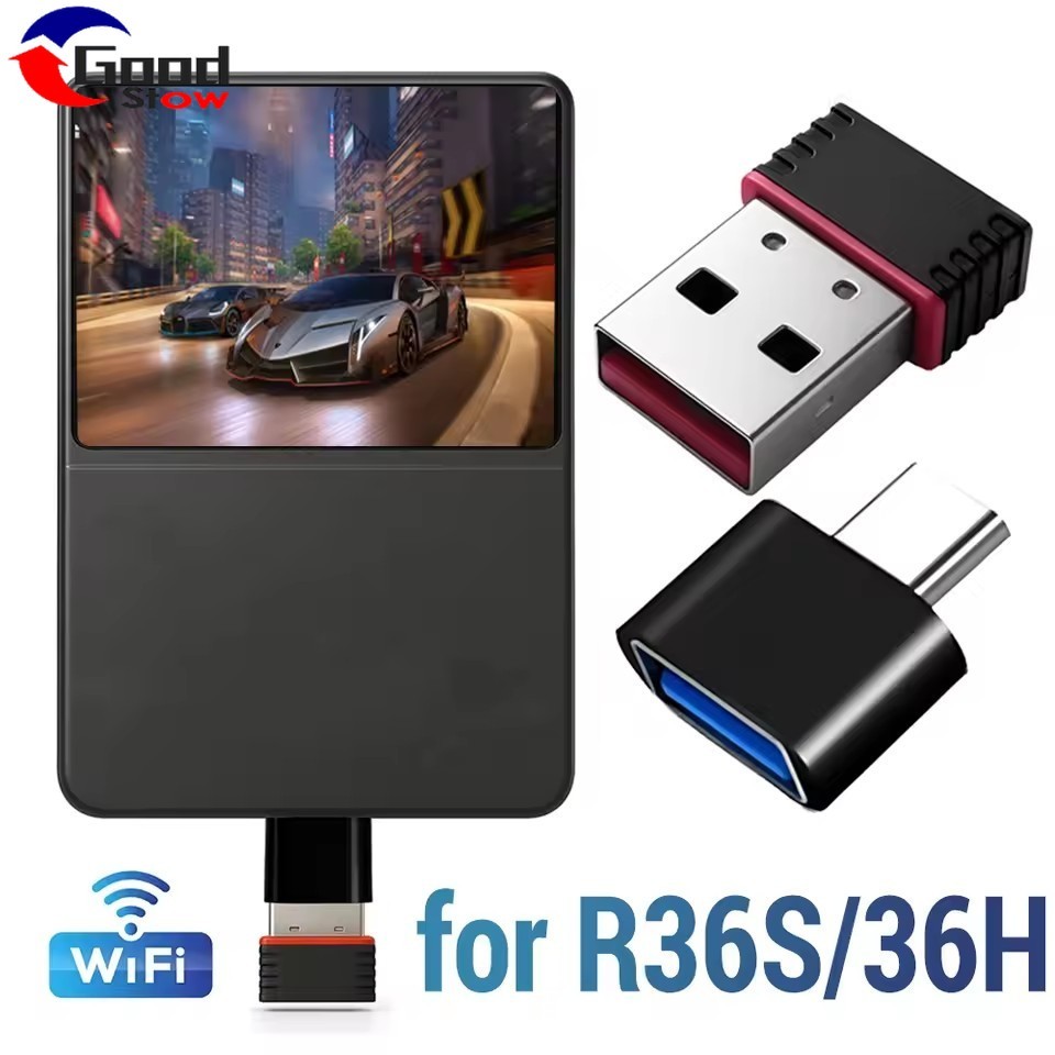 [3C & Auto]R36S/R36H Gaming WiFi Kit - RTL8188FTV USB Dongle พร้อมไดรเวอร์ล่วงหน้า, ทนทาน ABS Constr