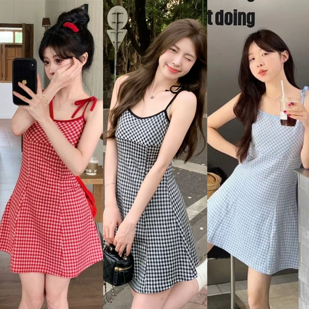 MKL พร้อมส่ง🚚 ชุดมินิเดรส แขนกุด แฟชั่นฤดูใบไม้ผลิมีทั้งหมด3สี สำหรับผู้หญิง #DS151