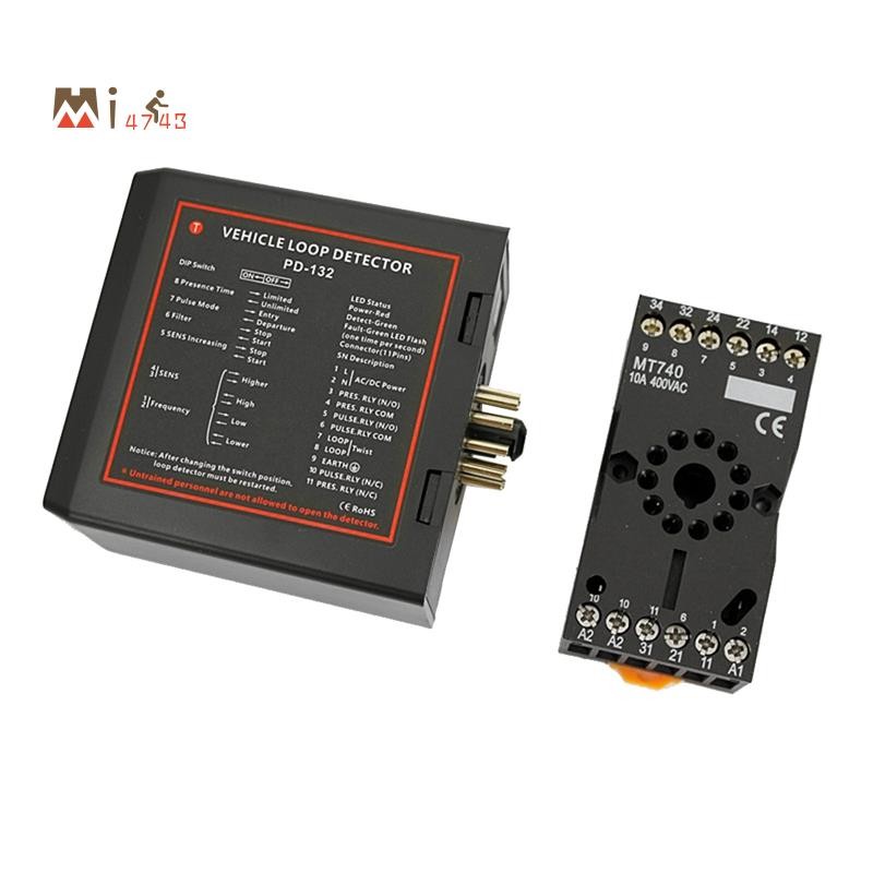 Mi4743PD132 Single Channel Integative Vehicle Loop Detector Parts For Car Parking Lot Vehicle Loop D